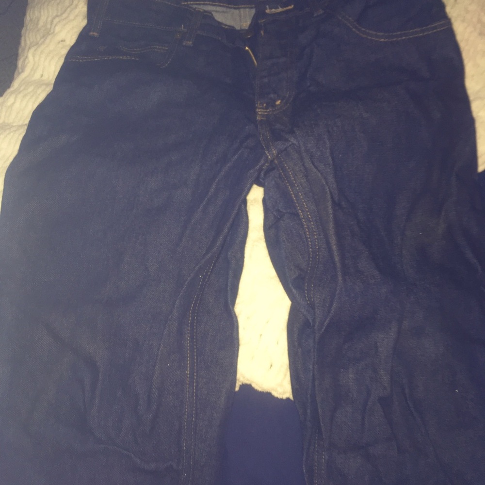Prison blue jeans